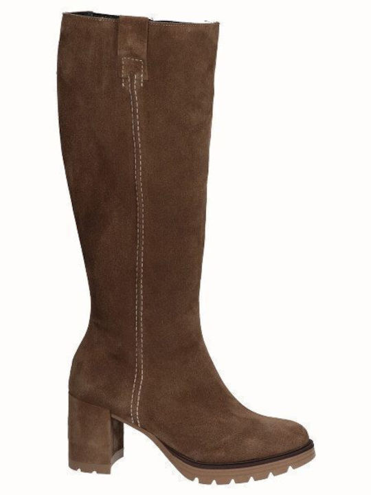 Viguera Wildleder Damenstiefel Braun