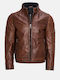 Lederjacke Jacke Braun