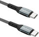 Qoltec USB 3.1 Cable USB-C male - USB-C 100W Μαύρο 1.5m 52358