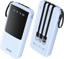 WK WP-10 Power Bank 20000mAh 12W Μπλε