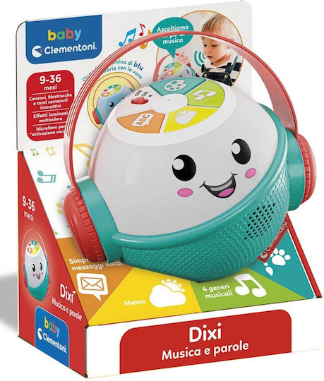 Baby Clementoni Baby Toy Dixi The Smart Assistant with Music and Sounds for 9++ Months