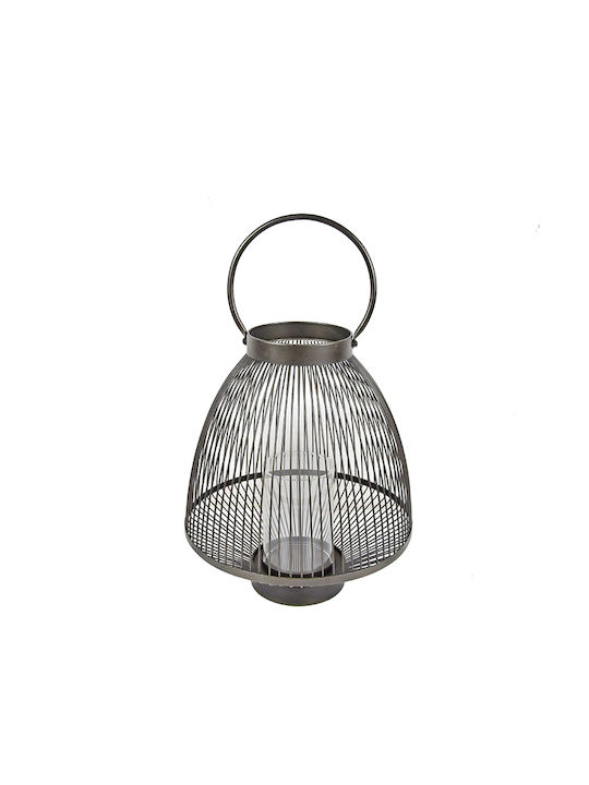 Zaros Laterne Metallisch Schwarz 31.5x35.7x35.7cm 1Stück