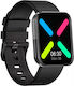 Kumi GT6 Smartwatch με Παλμογράφο (Μαύρο)