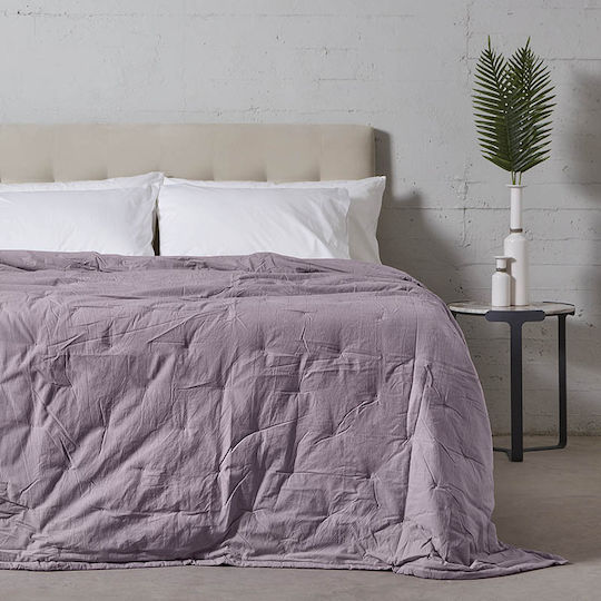 Αιγαίον Πάπλωμα Μονό 170x240εκ. Non Iron Ροζ 260 GSM