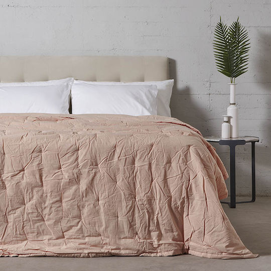Aigaion Завивка King Size 260x240 см Ненапръскваща Бежова 260 GSM