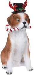 Koopman Christmas Figure Doggy Brown