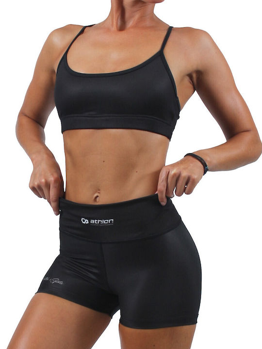 Dri-Fit Damen Sport-BH Schwarz mit Futter