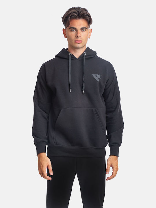 Paco & Co Men's Sweatshirt with Hood Black