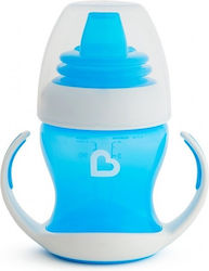 Munchkin Gentle Cup Educational Sippy Cup Silicone with Handles Blue for 4m+m+ 118ml