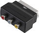 Scart Männlich Zu RCA Weiblich Konverter 1Stück