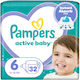 Pampers Памперси с лента Active Baby № 6 за 13-18kg 32бр