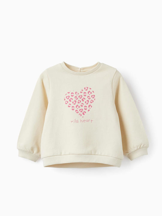 Zippy Kids Blouse Long Sleeve Beige