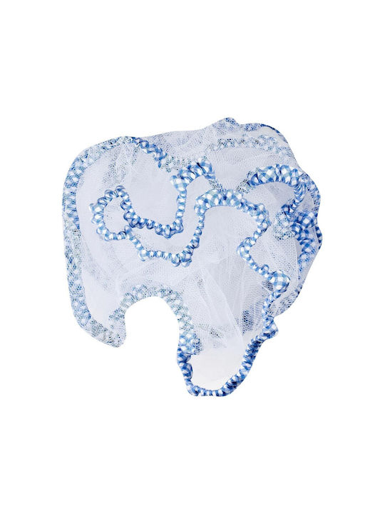 Bunny Bebe Mosquito Net for Stroller Tulle 250 with Elastic Light Blue 120x90cm