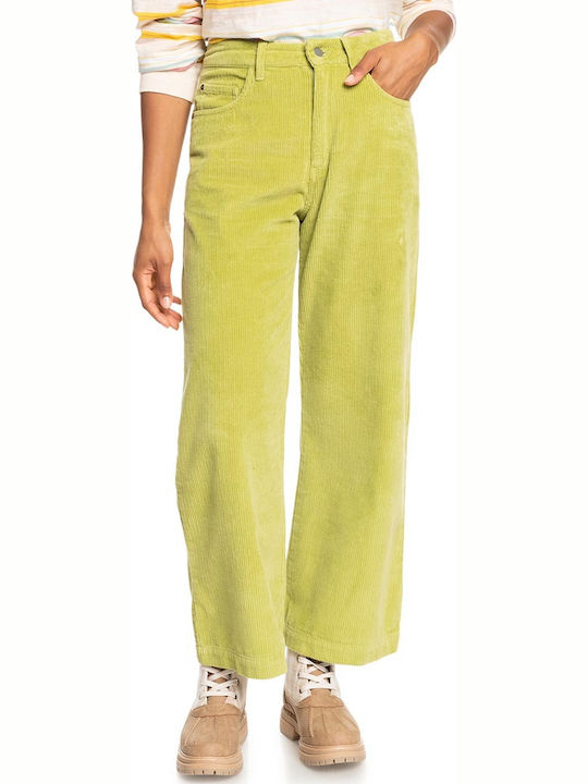 Roxy Surf On Cloud Women's Fabric Trousers Green