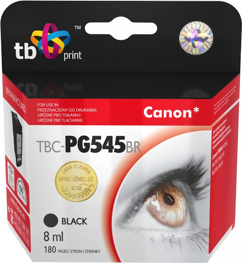 TB Print Inkjet Printer Compatible Ink Canon 180 Pages 8ml Black