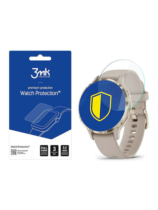 3MK Watch Protection V Arc+ Displayschutzfolie für das Garmin Venu 3Stück