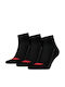 Levi's Cut Batwing Logo Κάλτσες Μαύρες 3Pack