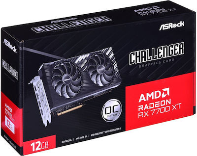 ASRock Radeon RX 7700 XT 12GB GDDR6 Phantom Gaming OC Placă Grafică