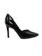 Exe Black Heels with Strap