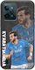 Football Stars - Khvicha Kvaratskhelia Back Cover Silicone Black (Nokia C31Realme C31)