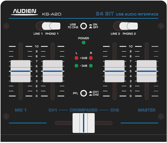 Audien KS-A20 Analog Mixer 3 Channels