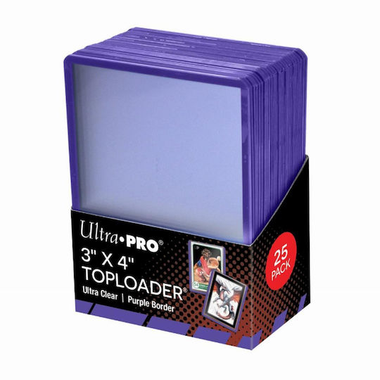 Ultra Pro Borders 3" X 4" 25 Toploader Standard Size