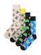 Happy Socks Κάλτσες Πολύχρωμες 4Pack