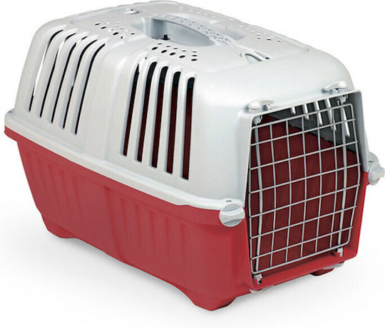 MPS Praktiko 2 Cușcă de transport pentru câini Roșu 55x36x35cm