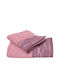 Anna Riska Πετσέτα Χεριών Nefeli 30x50εκ. Lilac Pink Βάρους 600gr/m²