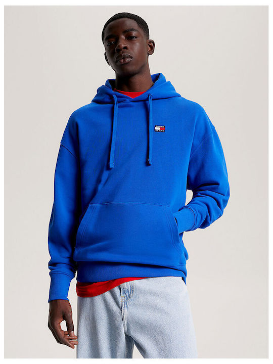 Tommy Hilfiger Φούτερ με Κουκούλα Μπλε