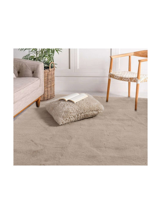 Nef-Nef Homeware Estelle Shaggy Γούνινο 75x140cm Ecru