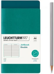 Leuchtturm1917 Jottbook Notebook A6 Ruled Green