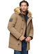 Everest Winter Jacket Parka Sandy Brown