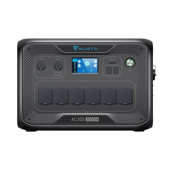 Bluetti AC300 Expandable No Battery Power Station Capacity 3072Wh AC300-EU-BK-BL-00
