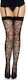 Leg Avenue Heart Net Sexy Κάλτσες Μαύρες