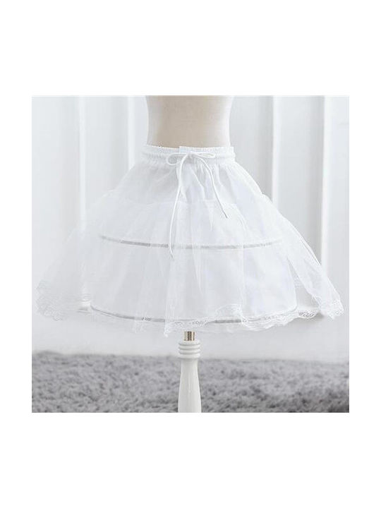 TakTakBaby Kids Skirt White Φουρό