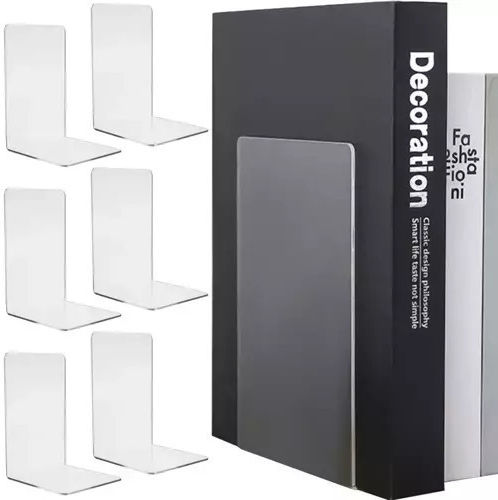 Plastic Bookend in Transparent Color