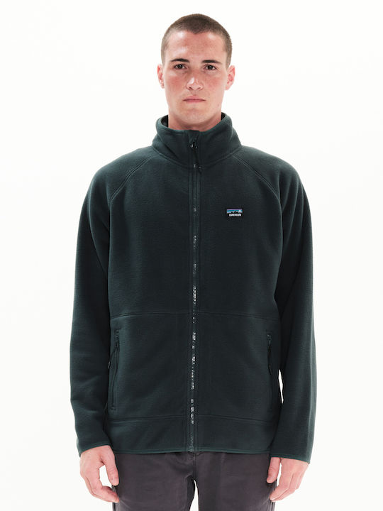 Emerson Men's Fleece Cardigan Green