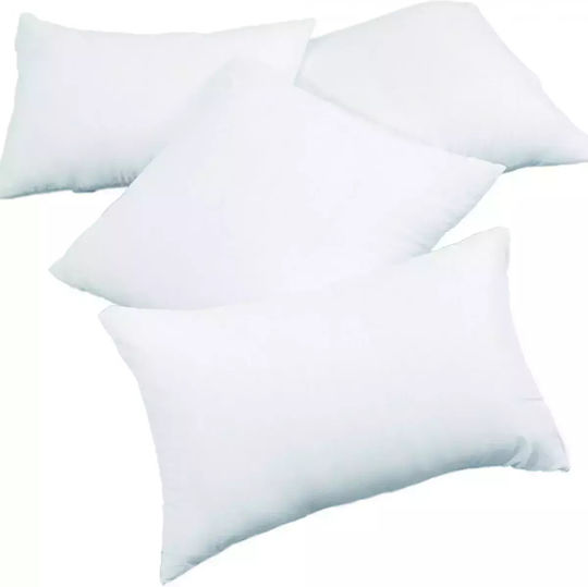 Teoran Γέμισμα Μαξιλαριών από 100% Βαμβάκι White 30x60εκ.
