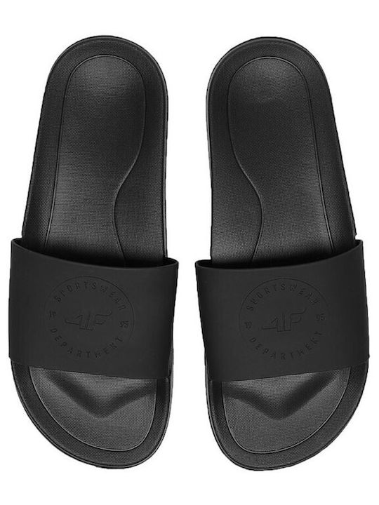 4F Men's Slides Black