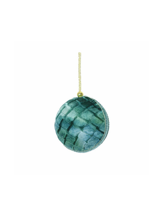 Midnight Blue 1 Hanging Ball Ornament Ornament Fabric Blue 10cm