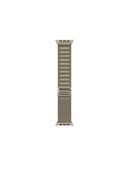 Apple Alpine Loop - Medium Armband Stoff Khaki (Apple Watch 42/44/45mm)