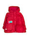 Kinder Freizeitjacke mit Kapuze Rot