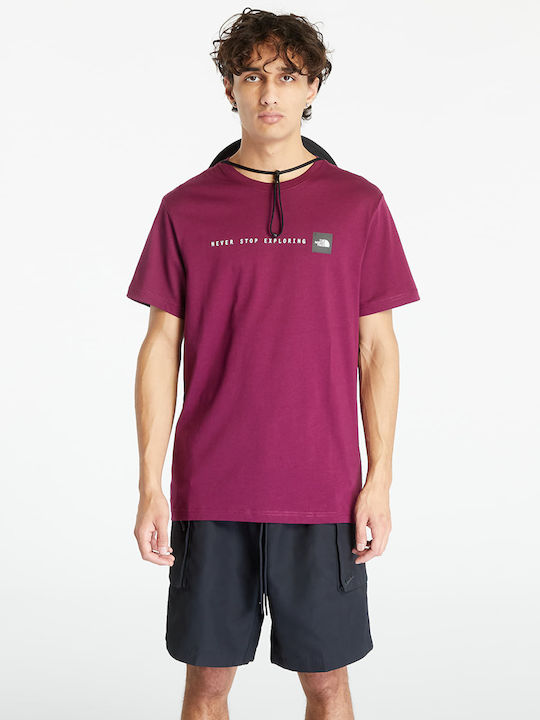 The North Face Men's Short Sleeve T-shirt Purple