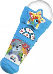 Kids Hits Light-up Microphone Blue (I speak Greek) for 24++ Months