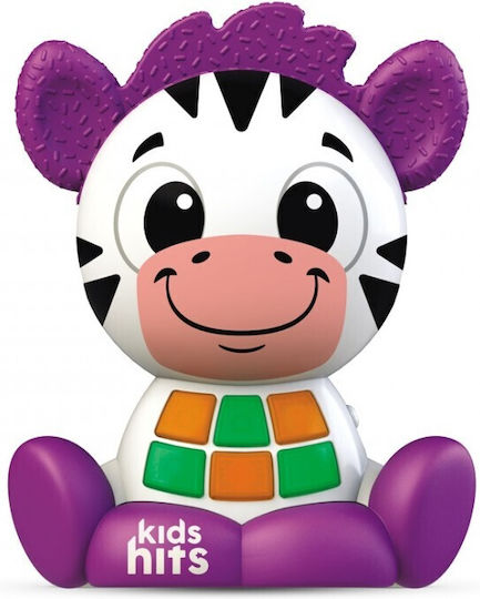 Kids Hits Ζωάκι Babykins Εκπαιδευτικό Ζωάκι, Zebra (Μιλάω Ελληνικά) με Μουσική για 24+ Μηνών