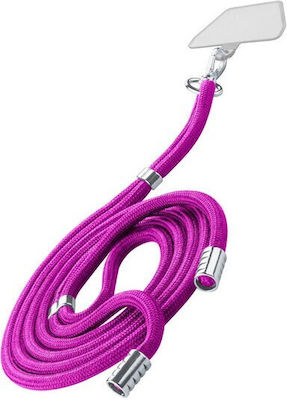 Μεταλλικό Curea pentru gât pentru Telefoane Mobile Fuchsia