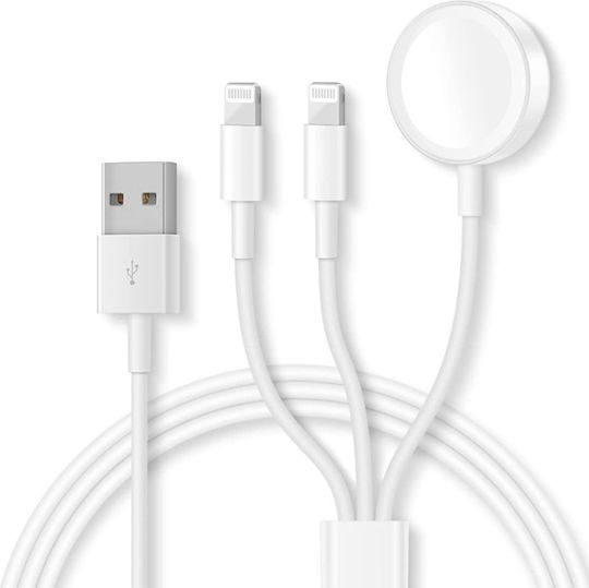 Magnetic Charging Cable 1.2m Λευκό (Apple Watch)
