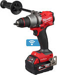 Milwaukee M18 Fuel One-Key Κρουστικό Δραπανοκατσάβιδο Μπαταρίας 18V 2x5Ah