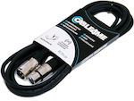 Cable4Me XLR male to XLR male 3m Cable Silver